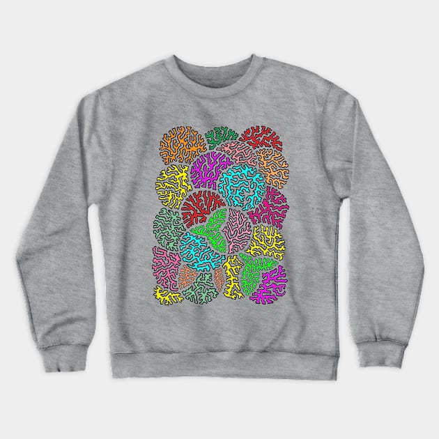 Overlapping Circles Crewneck Sweatshirt by NightserFineArts